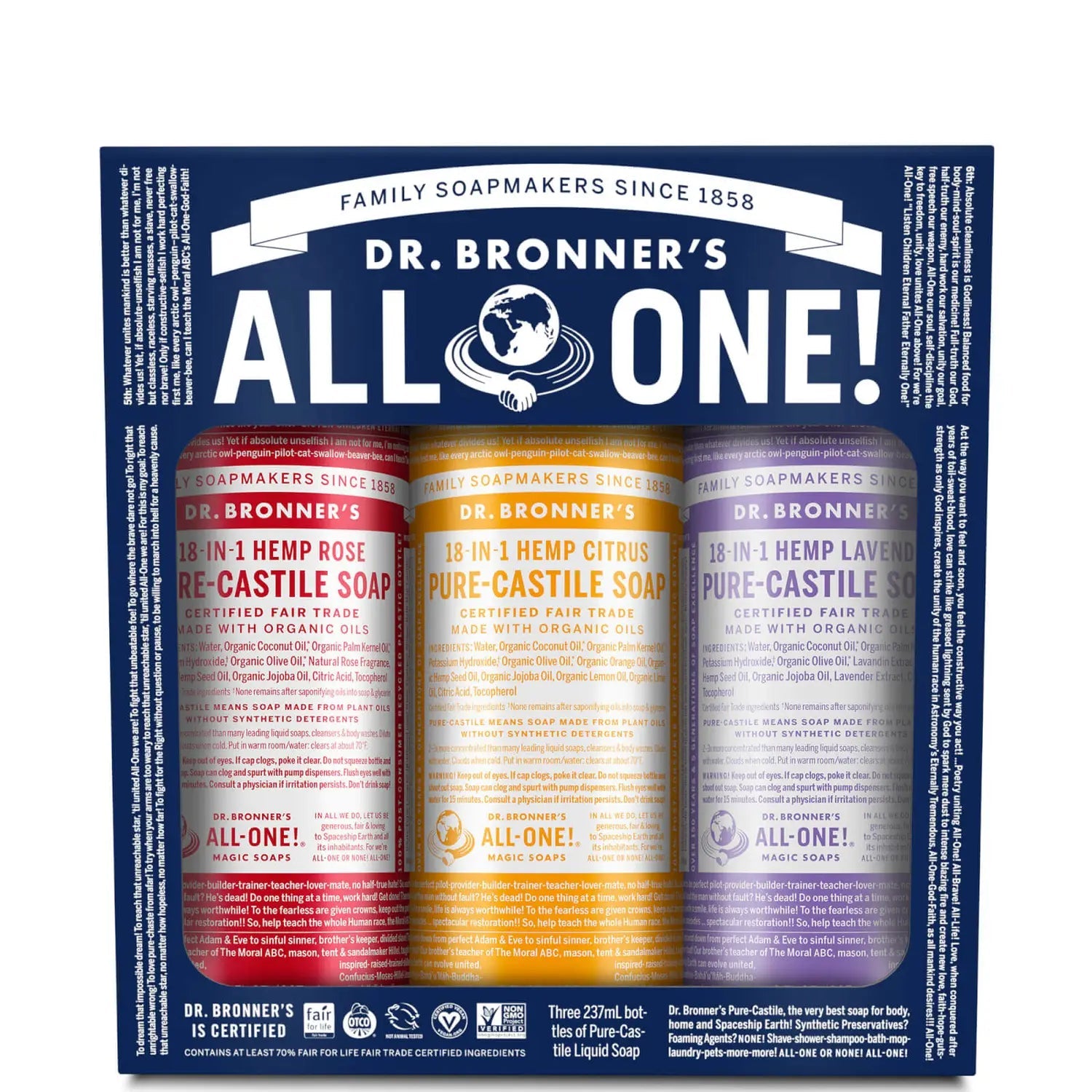 Dr. Bronners Carnival Gift Set – Mr Vitamins