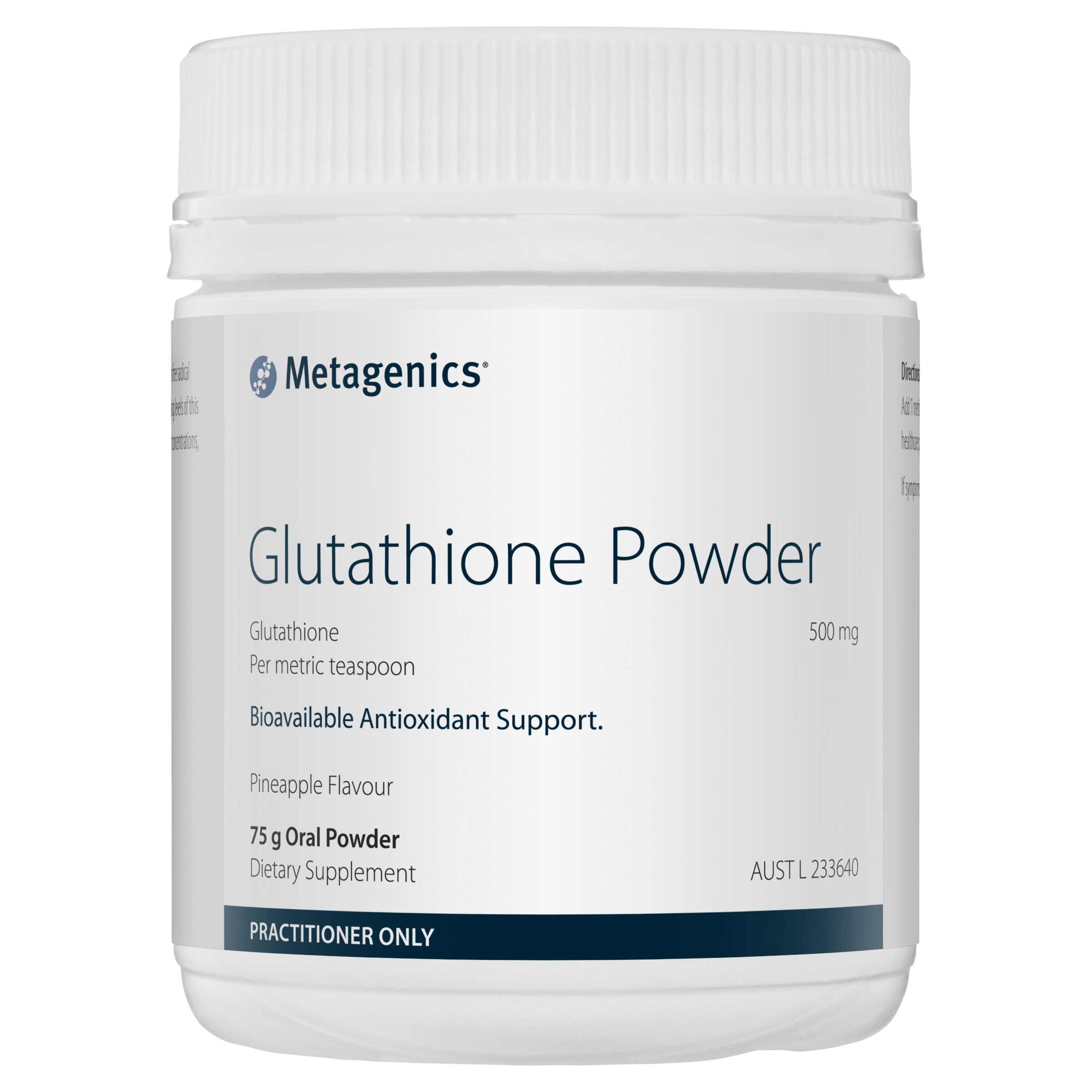 Metagenics Glutathione Powder | 75g Mr Vitamins Metagenics Glutathione Powder | 75g Mr Vitamins
