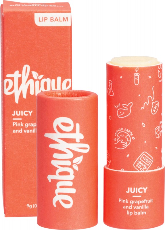 Ethique Juicy Pink Grapefruit & Vanilla Lip Balm Mr Vitamins