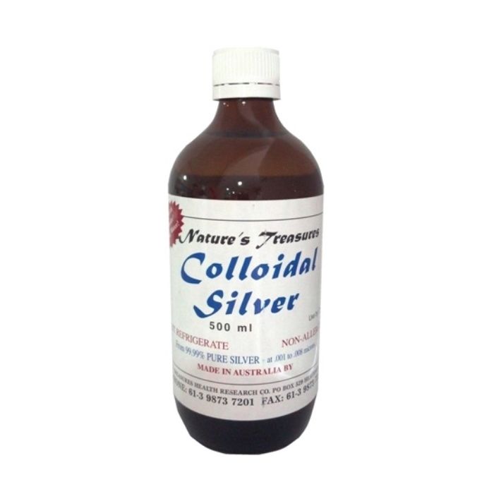 Natures Treasure Colloidal Silver Oral Liquid Mr Vitamins