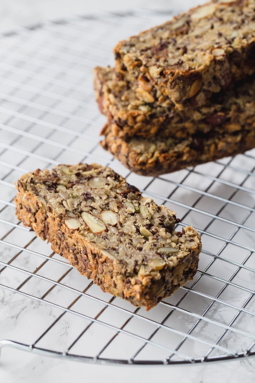 High Protein Low Carb Seed Bread