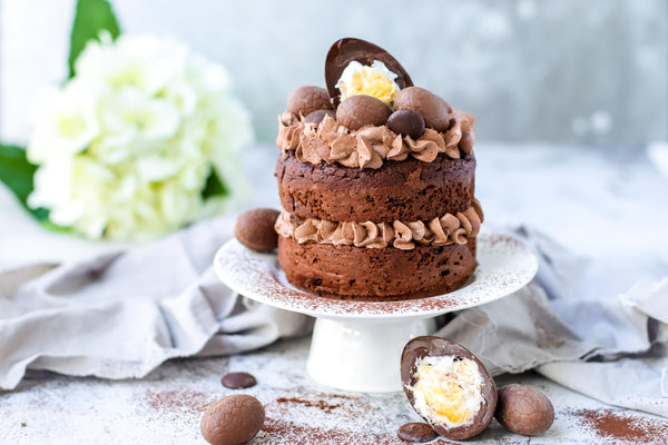 Easter Chocolate Cake With Choc Buttercream