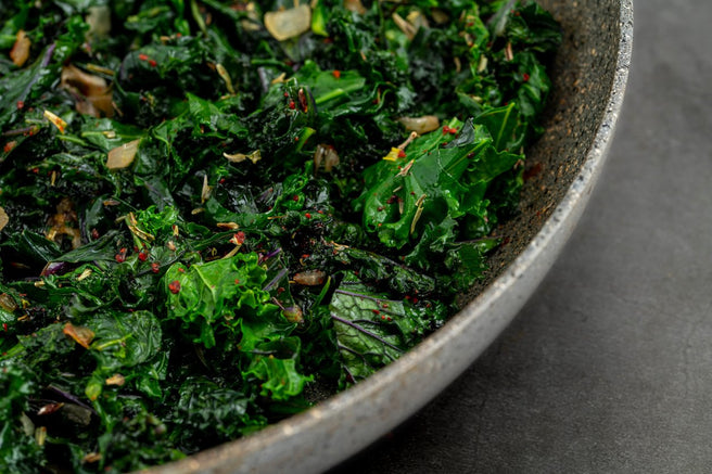Sauteed Kale with Vegetables