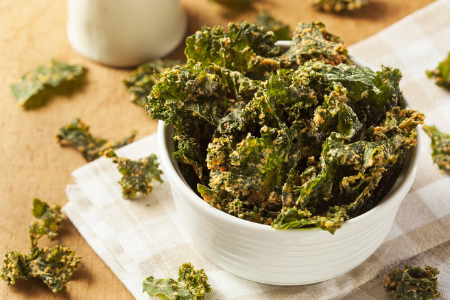 Raw Kale and Pumpkin Chips