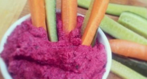 Raw Beetroot Hummus Dip | Mr Vitamins