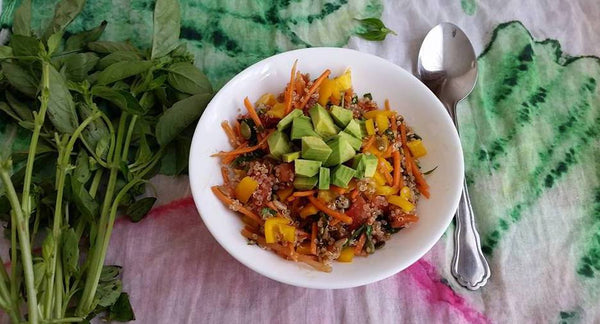 Sesame Ginger & Quinoa Rainbow Salad | Mr Vitamins