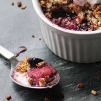 Sugar-Free Pear And Blueberry Crumble