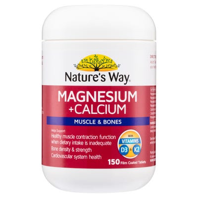 Natures Way Magnesium + Calcium