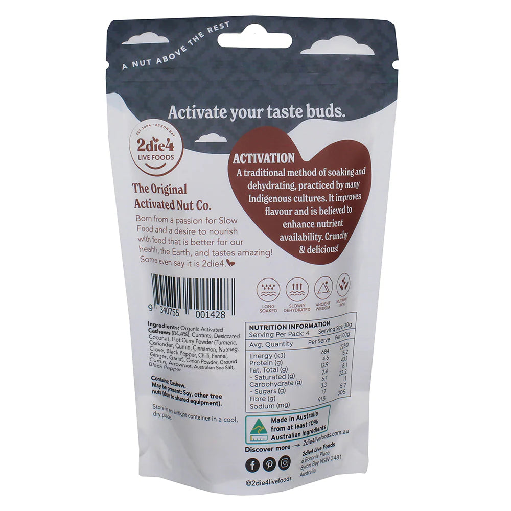 2DIE4 Activated Organic Masala Cashews