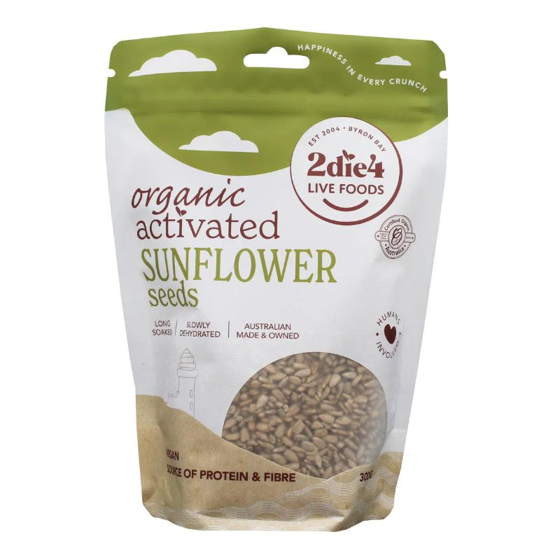 2Die4 Activated Organic Sunflower Seeds