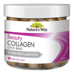 Natures Way Beauty Collagen Dark Chocolate Balls