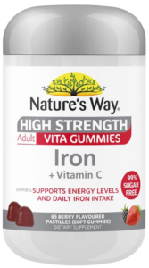 Natures Way High Strength Adult Vita Gummies Iron + Vitamin C