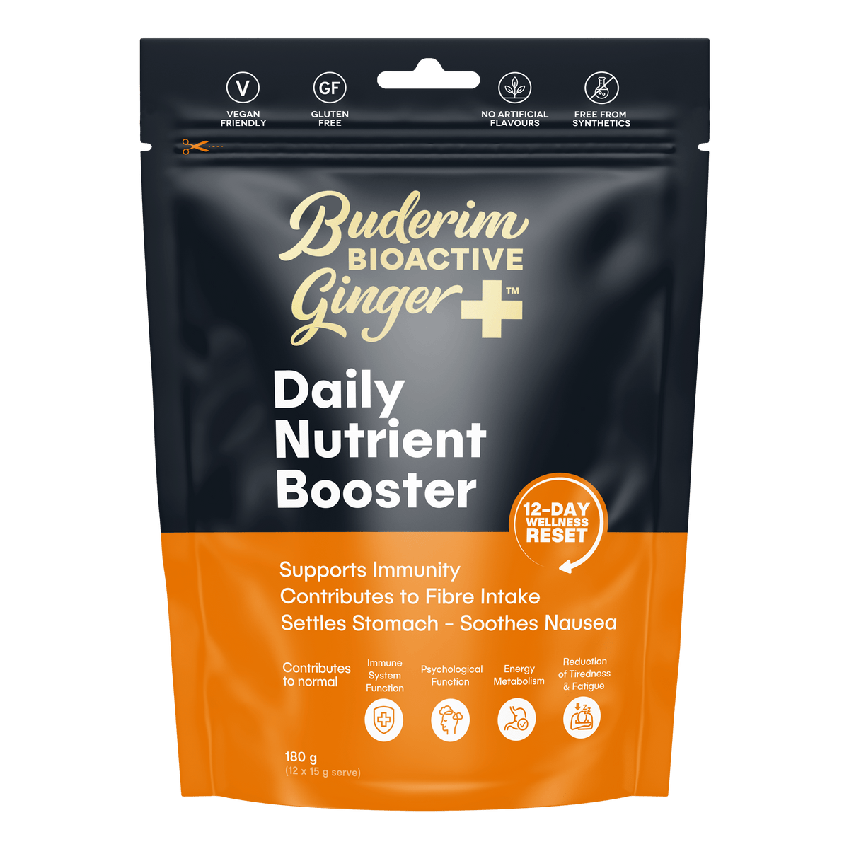 BUDERIM GINGER Bioactive + Daily Nutrient Booster