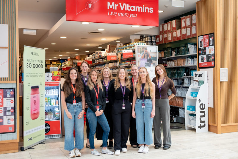 Inside the Mr Vitamins store at Brookvale, Warringah Mall