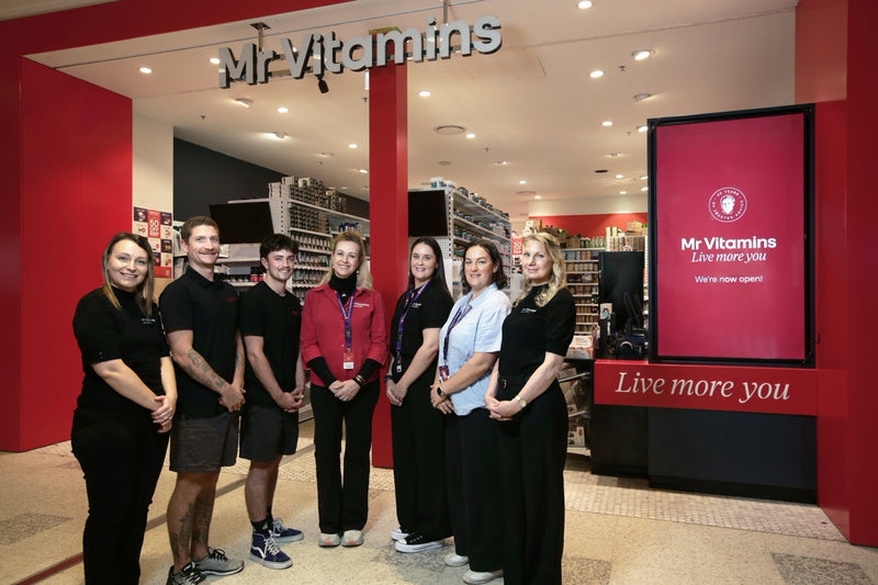 Inside the Mr Vitamins store at Green Hills