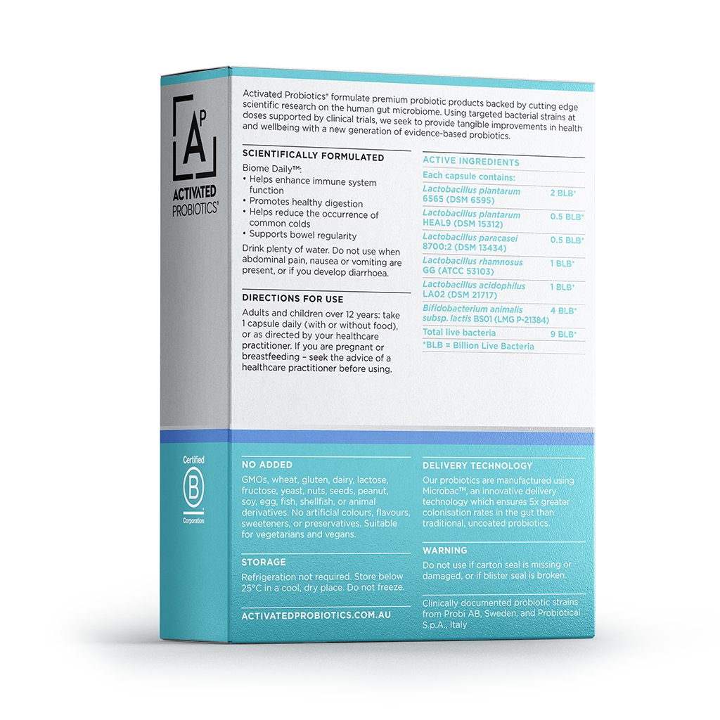 Activated Probiotics Biome Daily | Mr Vitamins