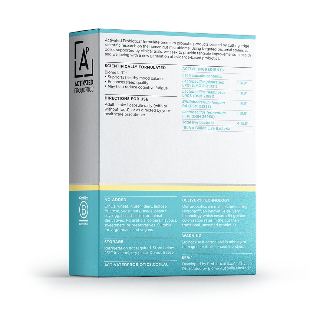 Activated Probiotics Biome Lift | Mr Vitamins