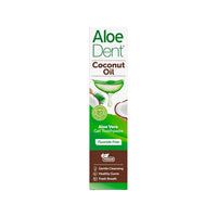 ALOE DENT Toothpaste Coconut Oil Fluoride Free 100ml | Mr Vitamins