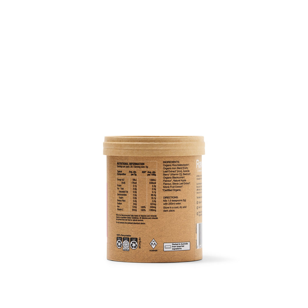 Amazonia Raw Real Food Nutrients Organic Iron | Mr Vitamins