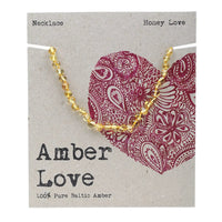 Amber Love Childrens Necklace 100% Baltic Amber - Honey Love | Mr Vitamins