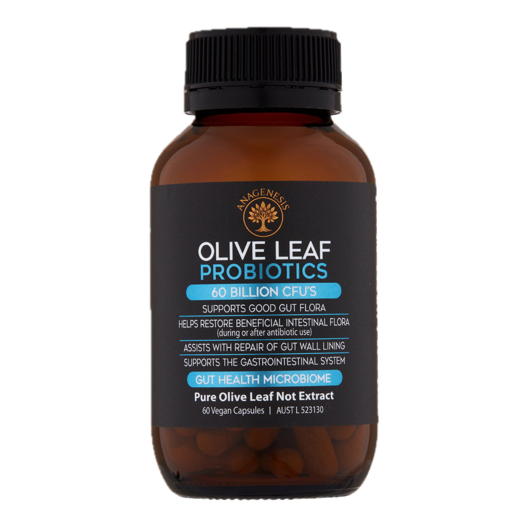 Anagenesis Olive Leaf Probiotics | Mr Vitamins