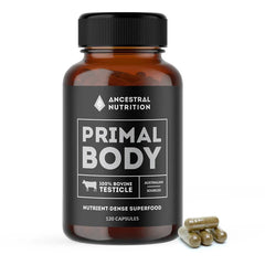 Ancestral Nutrition Primal Body - 100% Bovine Testicle 120 Capsules