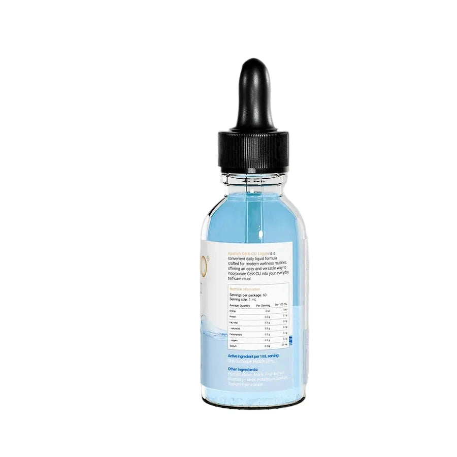 Apollo GHK CU Edible Liquid 60ml (Unflavoured) | Mr Vitamins