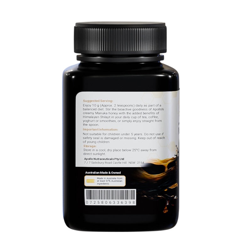 Apollo Manuka Honey and Shilajit | Mr Vitamins