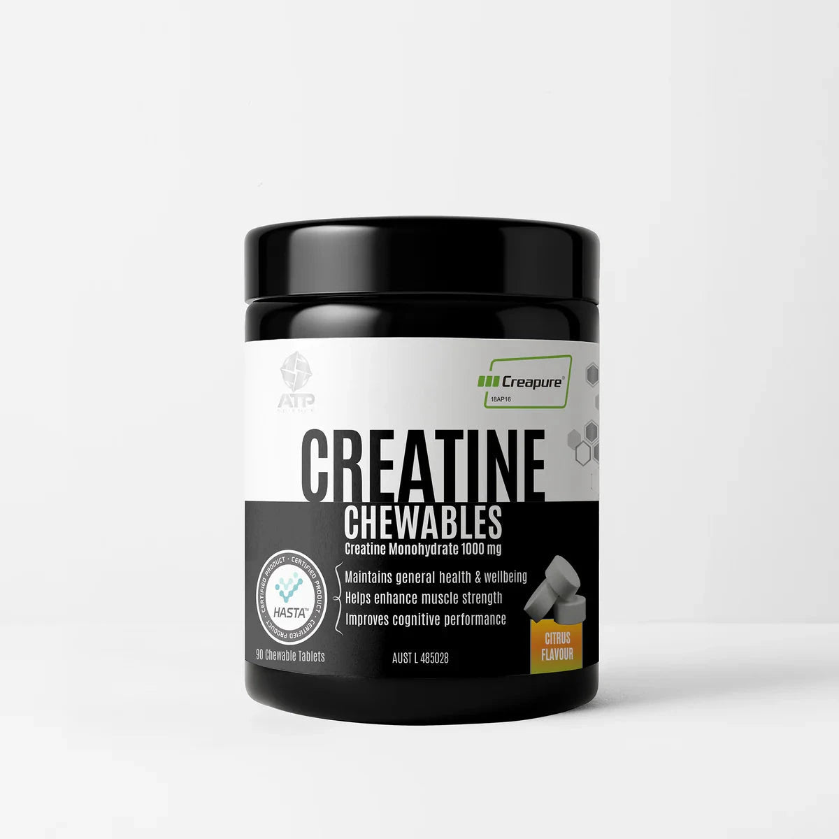 ATP Science CREATINE CREAPURE CHEWABLE 90 TABLETS 90g
