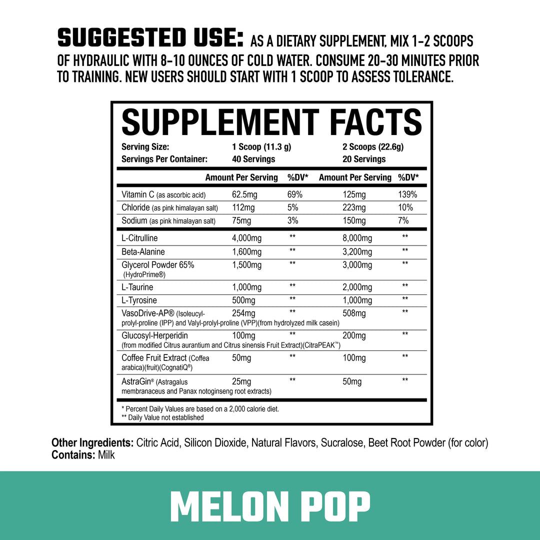 Axe & Sledge Hydraulic Non Stim Pre-Workout