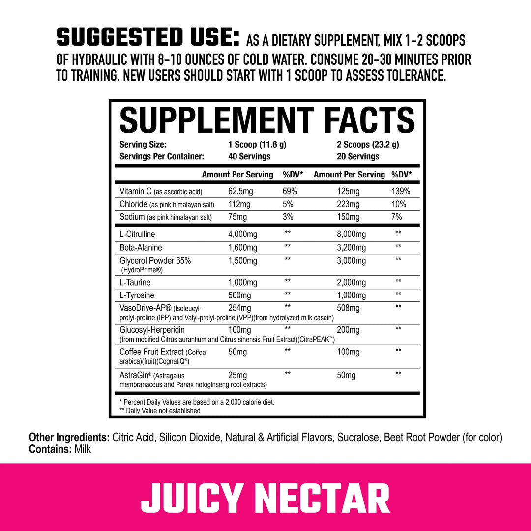 Axe & Sledge Hydraulic Non Stim Pre-Workout