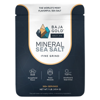 BAJA GOLD Mineral Sea Salt Fine Grind | Mr Vitamins