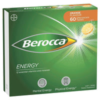 Berocca Energy Orange 60 Effervescent Tablets | Mr Vitamins