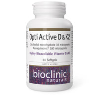 BioClinic Naturals Opti Active D and K2 | Mr Vitamins