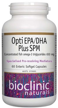 Bioclinic Naturals Opti EPA/DHA+SPMs enteric coated softgels | Mr Vitamins
