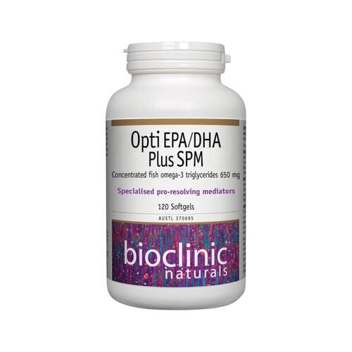 Bioclinic Naturals Opti EPA/DHA+SPMs enteric coated softgels | Mr Vitamins