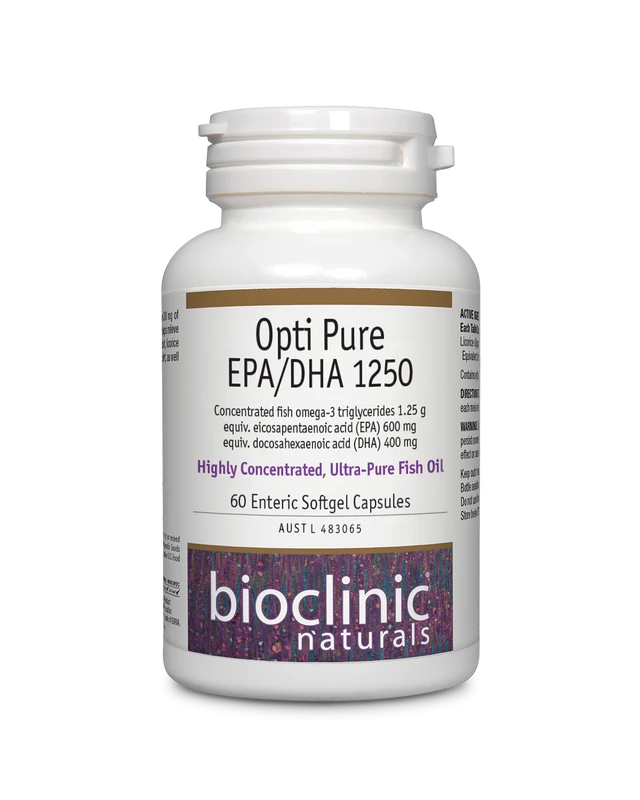Bioclinic Naturals Opti Pure EPA/DHA 1250 | Mr Vitamins
