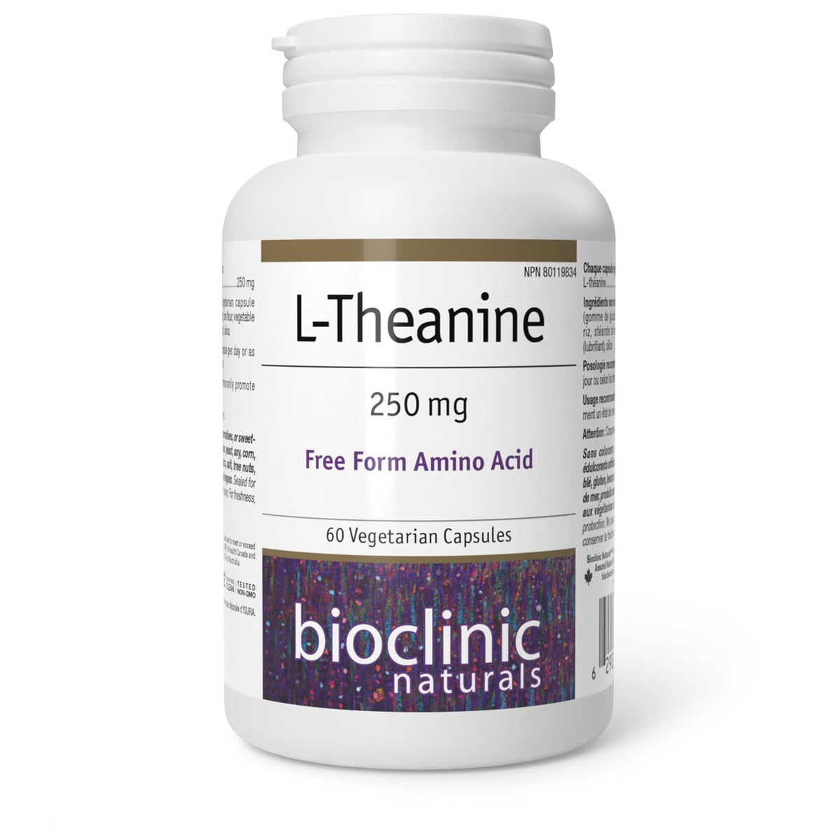 Bioclinic Naturals Theanine Vegetarian Capsules | Mr Vitamins