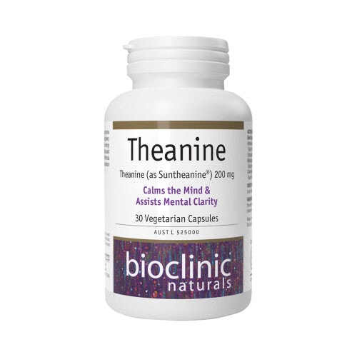 Bioclinic Naturals Theanine Vegetarian Capsules | Mr Vitamins