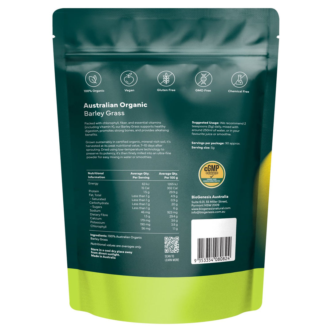 BioGenesis Organic Barley Grass | Mr Vitamins