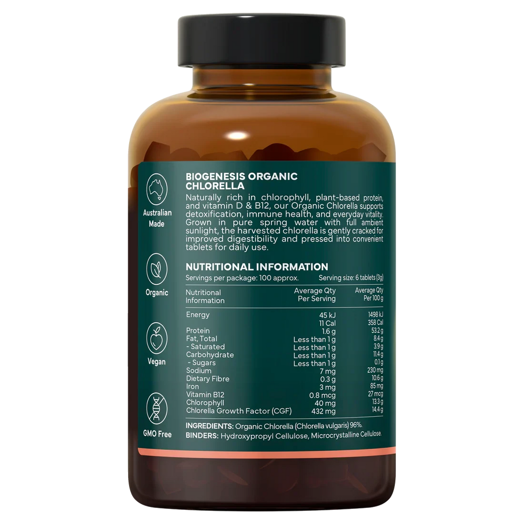 BioGenesis Organic Chlorella | Mr Vitamins