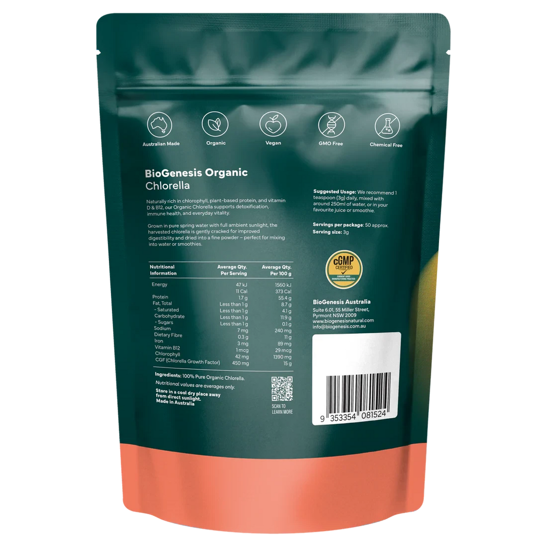BioGenesis Organic Chlorella | Mr Vitamins
