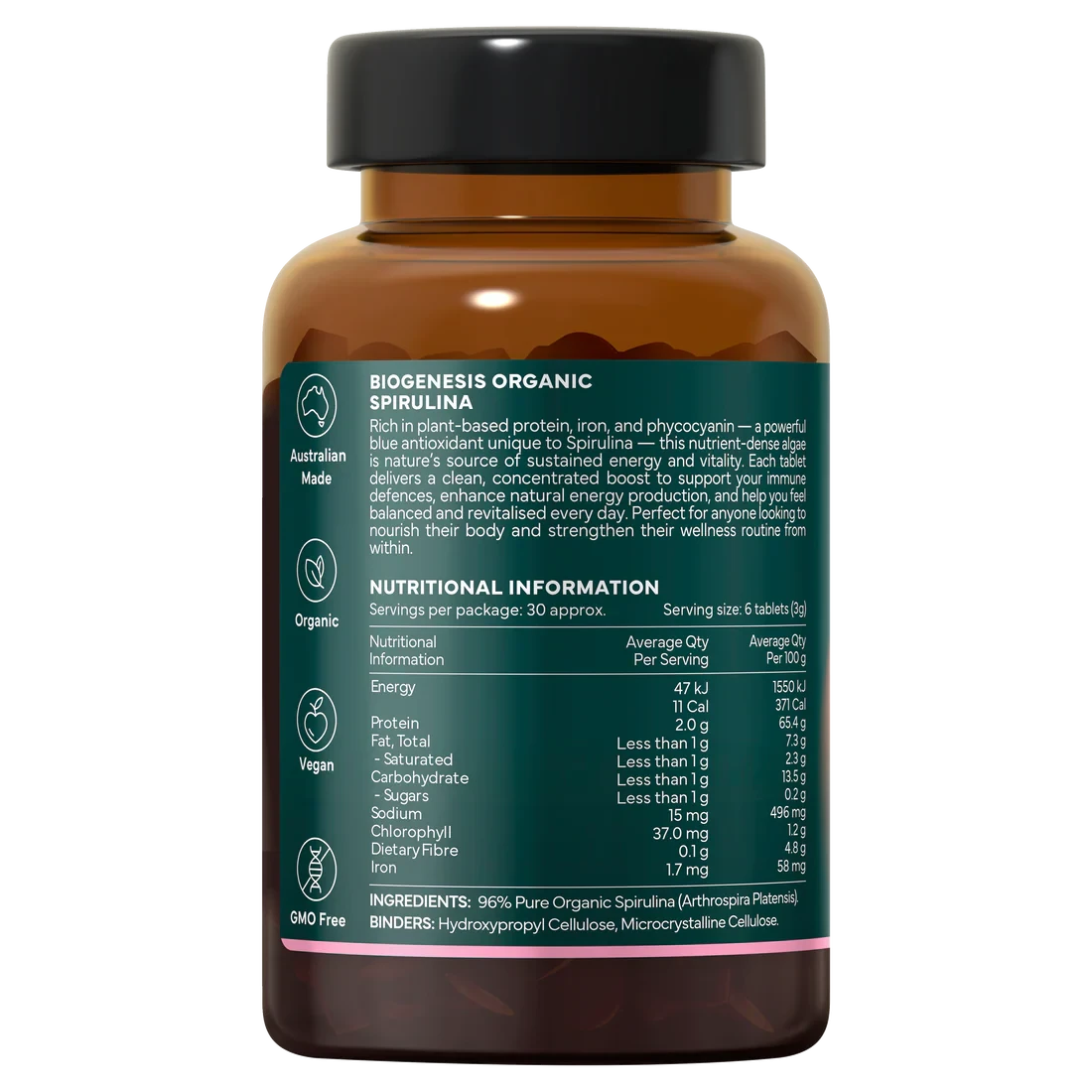 BioGenesis Organic Spirulina | Mr Vitamins