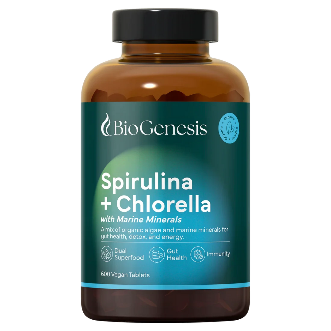 BioGenesis Organic Spirulina and Chlorella with Marine Minerals | Mr Vitamins