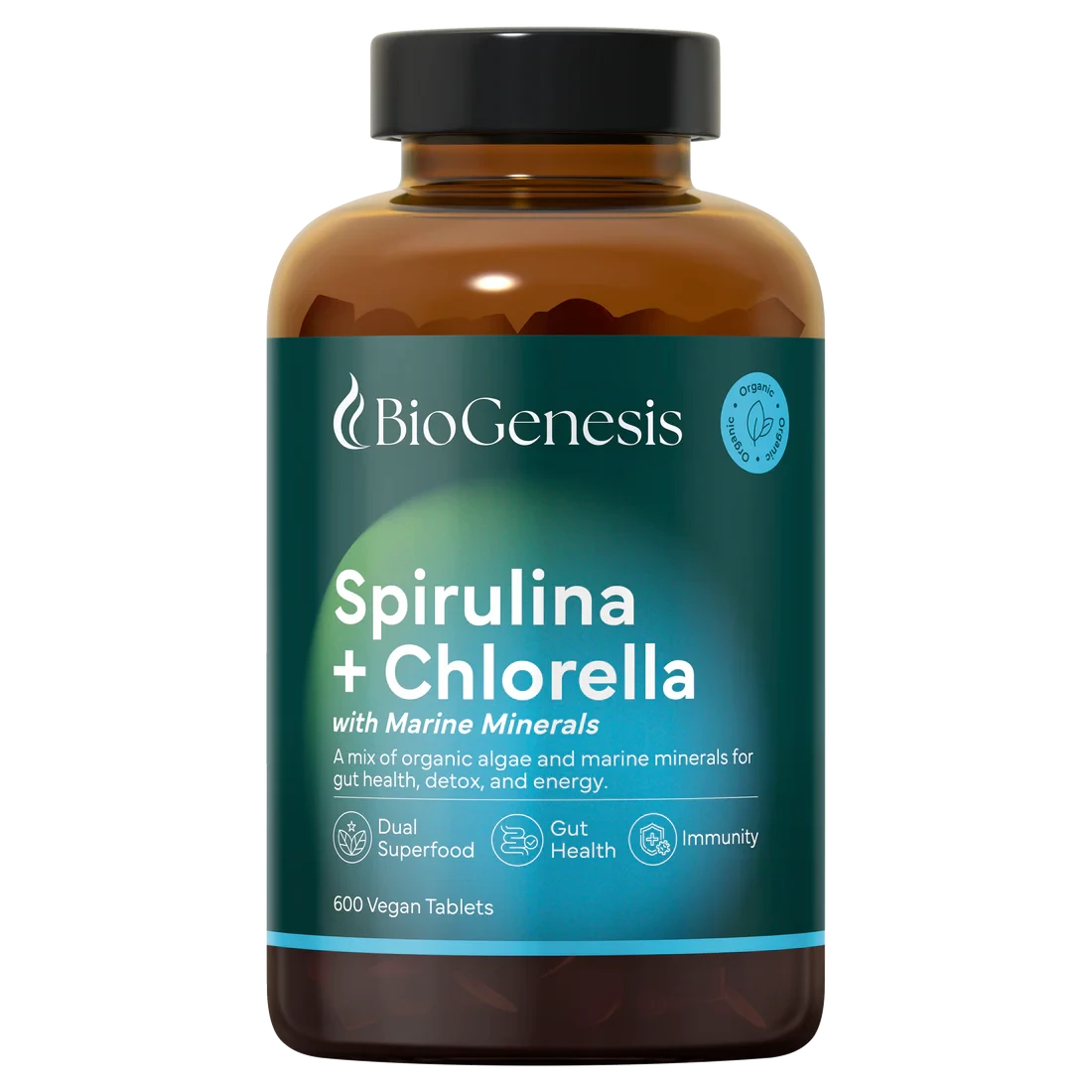 BioGenesis Organic Spirulina and Chlorella with Marine Minerals | Mr Vitamins