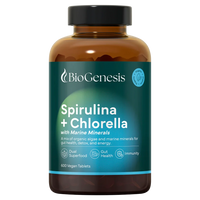 BioGenesis Organic Spirulina and Chlorella with Marine Minerals | Mr Vitamins