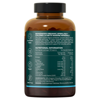 BioGenesis Organic Spirulina and Chlorella with Marine Minerals | Mr Vitamins