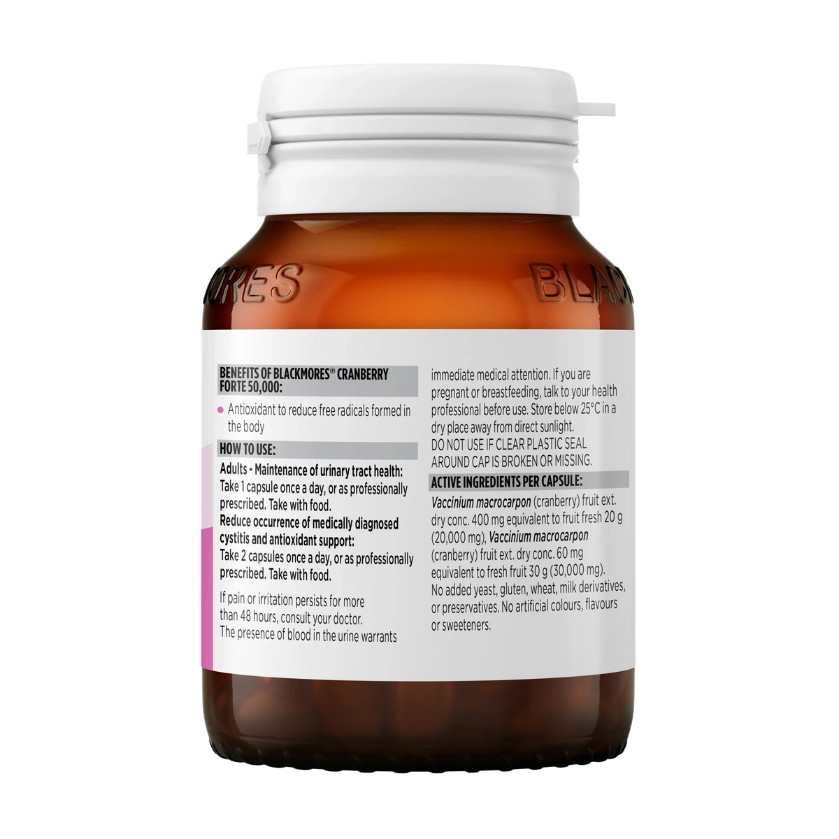 Blackmores Cranberry Forte 50,000mg | Mr Vitamins