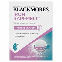 Blackmores Iron Rapi-Melt 60 Tablets