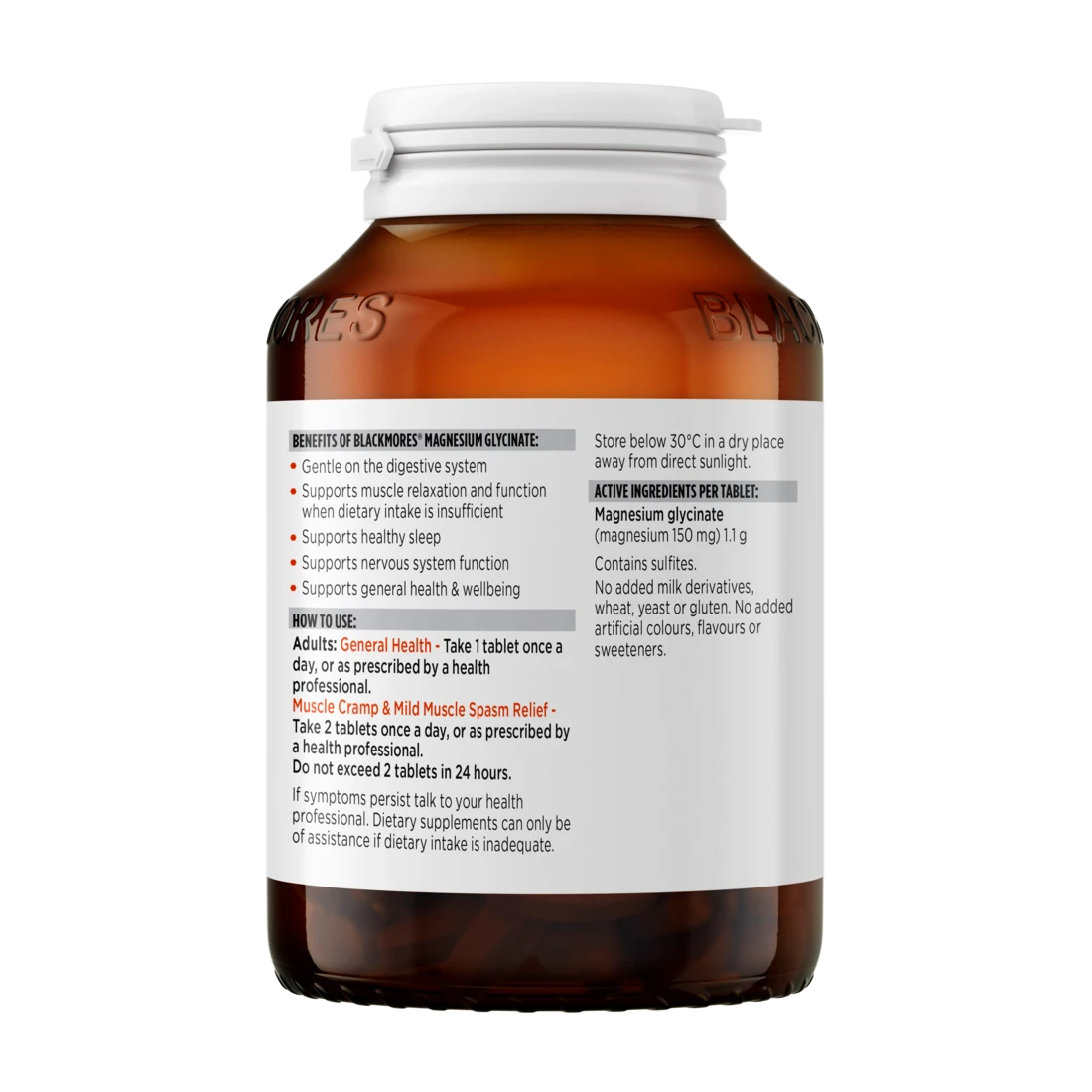 Blackmores Magnesium Glycinate | Mr Vitamins